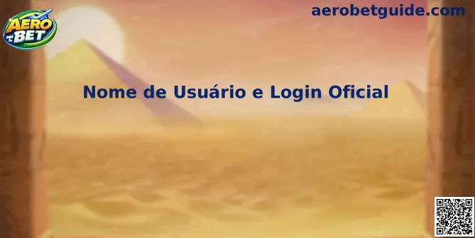 Nome de Usuário e Login Oficial Aero Bet