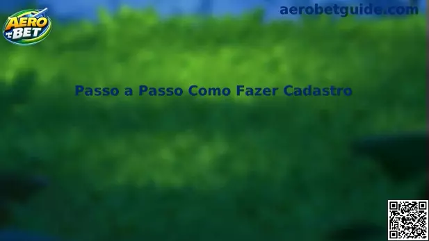 Passo a Passo Como Fazer Cadastro Aero Bet