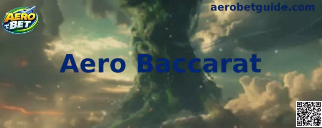 Representação visual do Aero Baccarat em ambiente digital