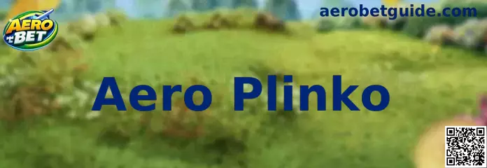 Representação visual do painel do Aero Plinko
