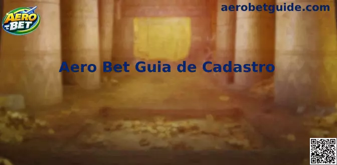 Guia de cadastro Aero Bet
