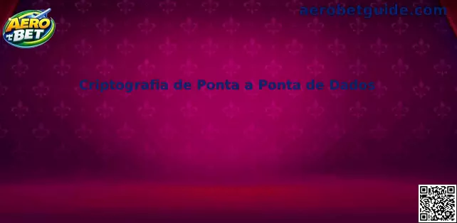 Criptografia de Ponta a Ponta de Dados Aero Bet